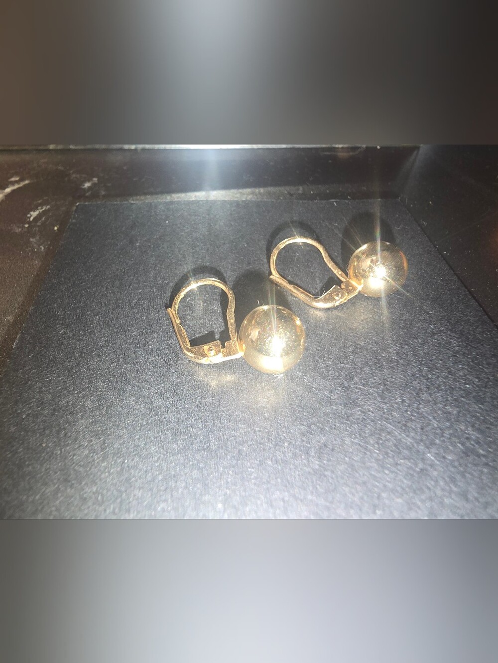 Gold Ball Clip-On Earrings - Elegant Women's Jewelry